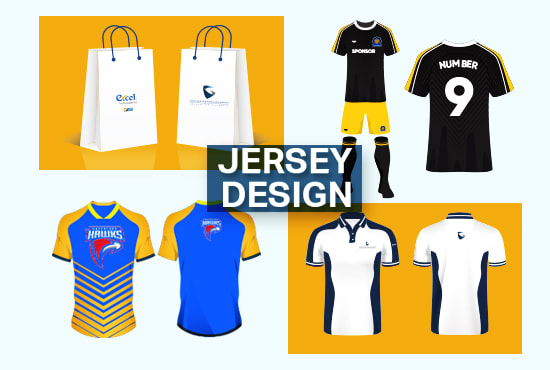 I will design custom jersey shirt and bike jersey for you