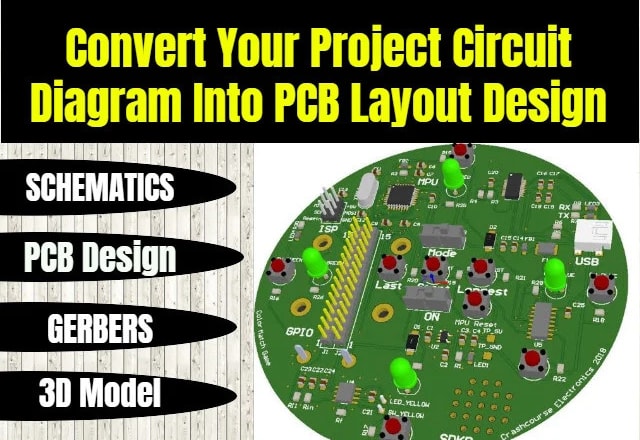 I will design custom pcb boards from your schematic circuit