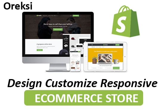 I will design customize responsive shopify ecommerce store