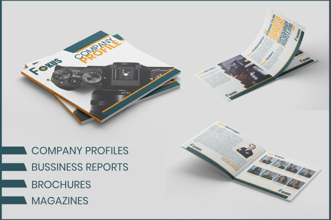 I will design elite corporate company profile and magazine layout