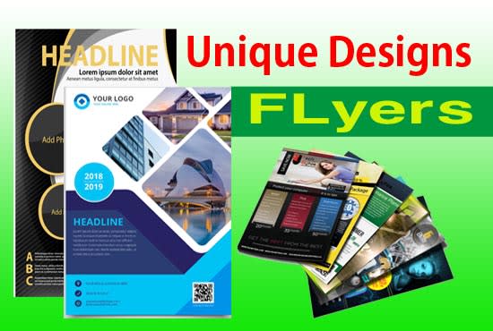 I will design flyers, brochure, event flyer, creative design services