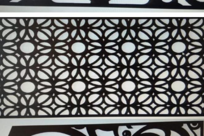 I will design for cnc laser cut in dxf vector dwg ai files
