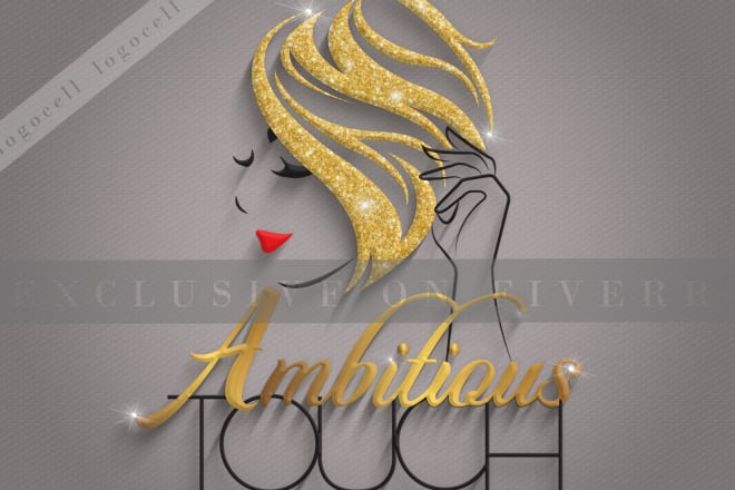 I will design hair salon, hair extensions and boutique logo