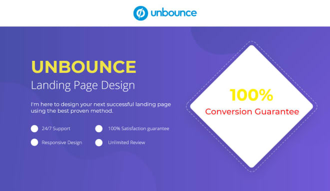 I will design high converting unbounce landing page