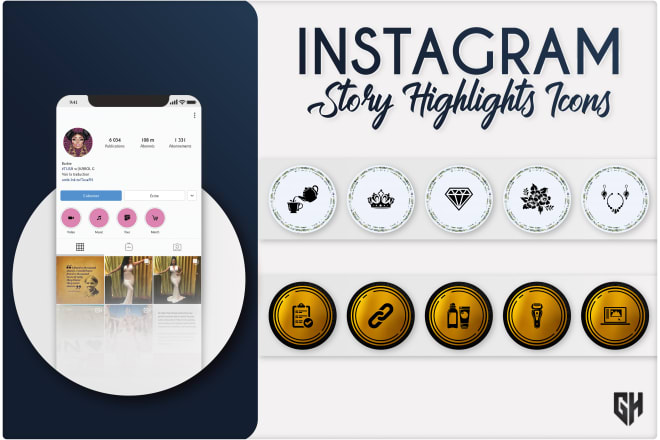 I will design instagram highlight story icons