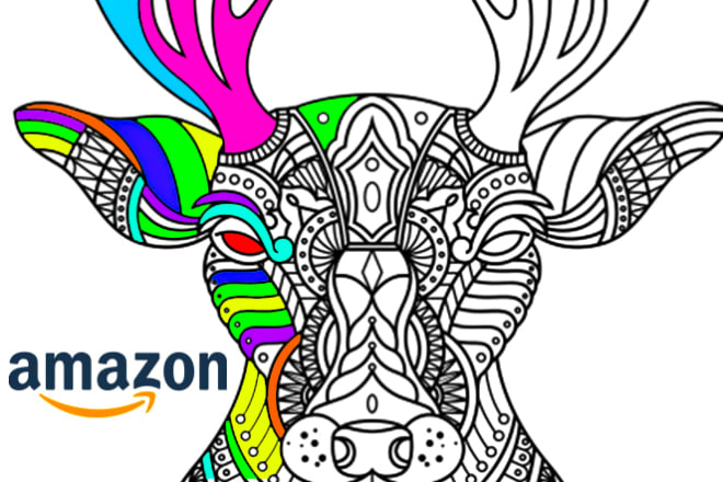 I will design mandala adult coloring book for amazon kdp