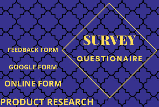 I will design marketing survey questionaire online google form