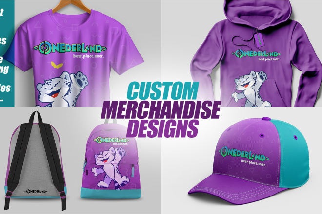 I will design merchandise, streetwear t shirts, hoodies