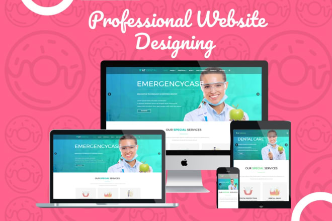 I will design modern layout landing page website