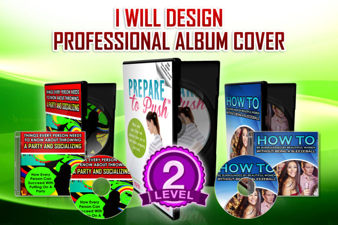 I will design professional album cover