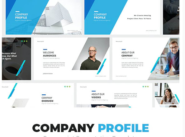 I will design professional company profile and portfolio PPT or pptx