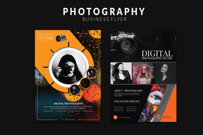 I will design professional photography flyer or poster within 24hrs