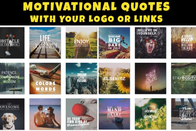 I will design social media inspirational picture quotes