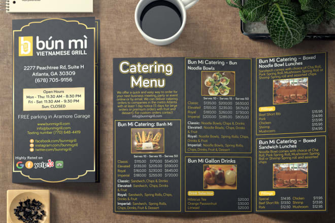 I will design spectacular restaurant menu, food menu or flyer menu