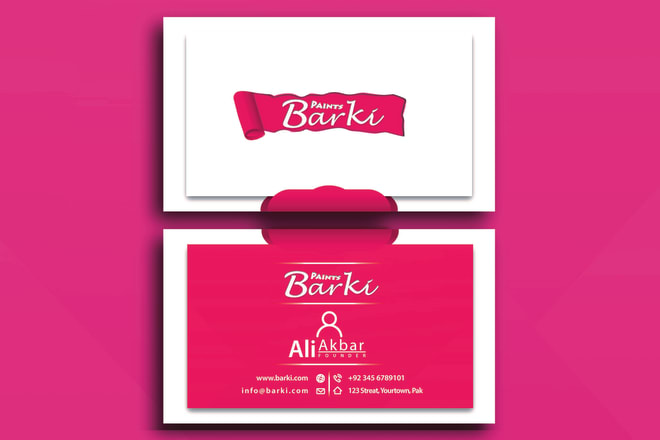 I will design unique business card design double sided print ready