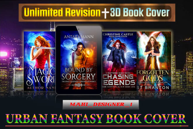 I will design urban book cover, fantasy or fiction in 6hrs