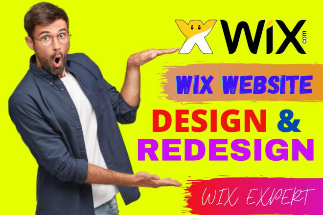 I will design wix website or redesign your wix website