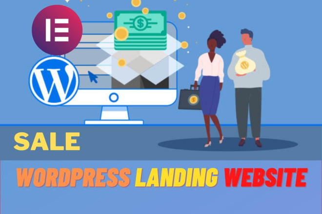 I will design wordpress responsive landing page website using elementor pro