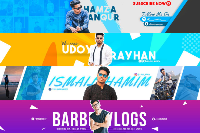 I will design you a youtube banner