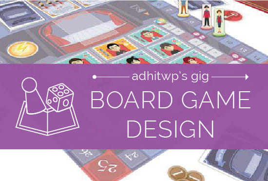 I will design your board game graphic and layout