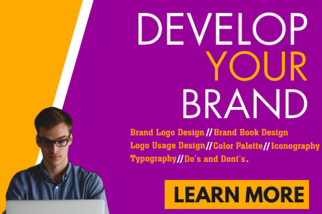 I will design your brand style guide, logo and brand book