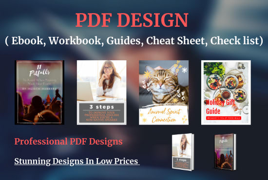 I will design your lead magnet, ebook and pdf