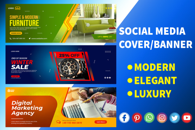 I will design your social media promotion post and web banner