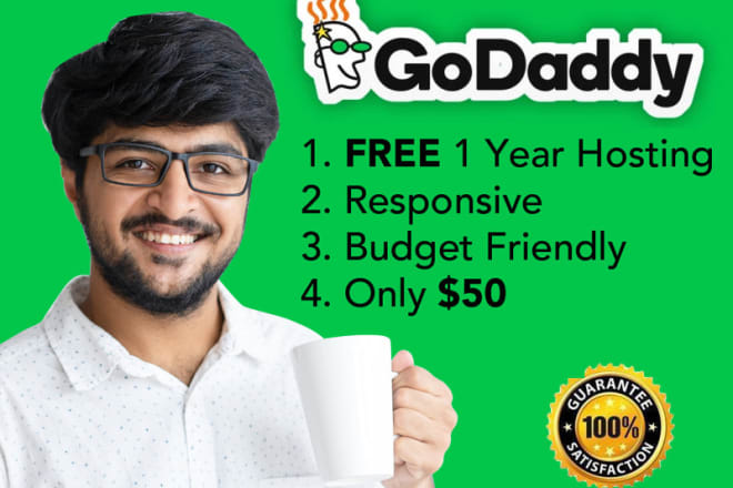 I will design your website in godaddy