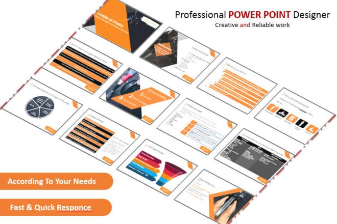 I will design,edit or redesign the power point presentation slides