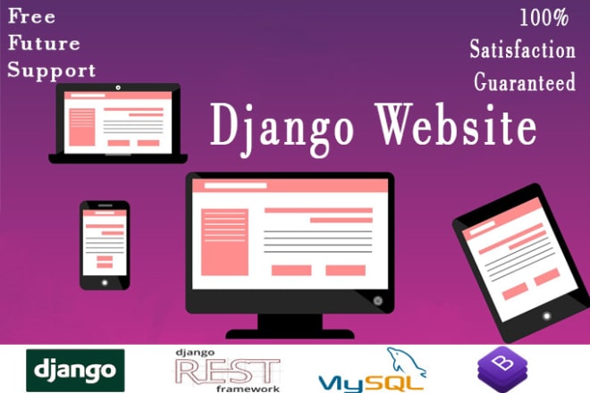 I will develop a website using django framework