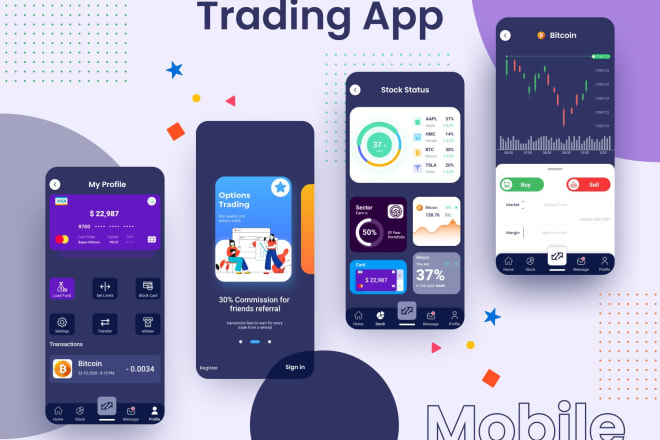 I will develop amazing stock trading application ios android