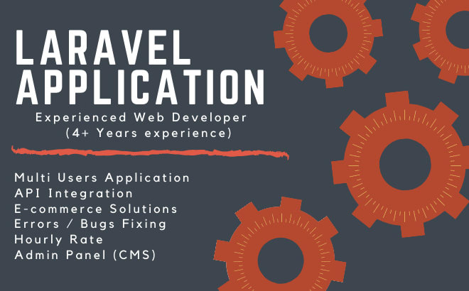 I will develop laravel web application and fix laravel website