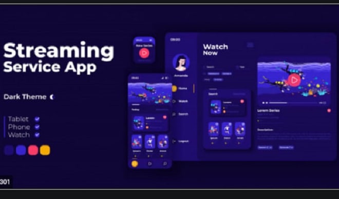 I will develop live streaming app, video streaming app, live streaming website