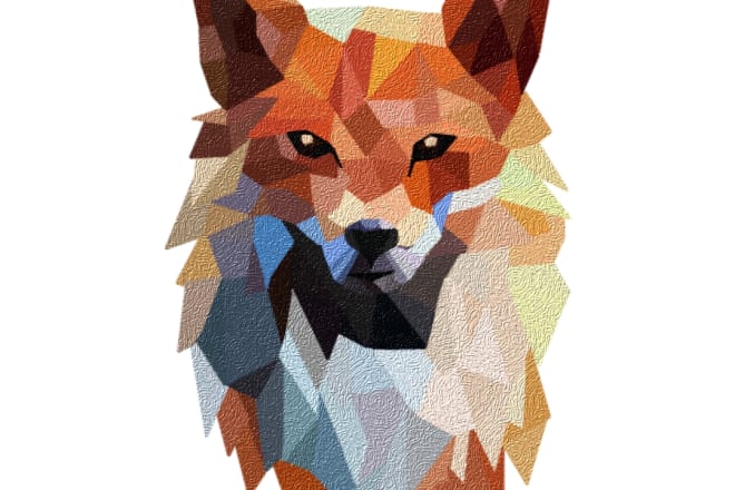 I will do a polygonal geometric portrait of your favorite animal