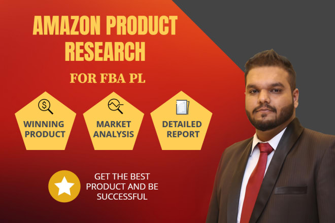 I will do amazon fba pl product research for you