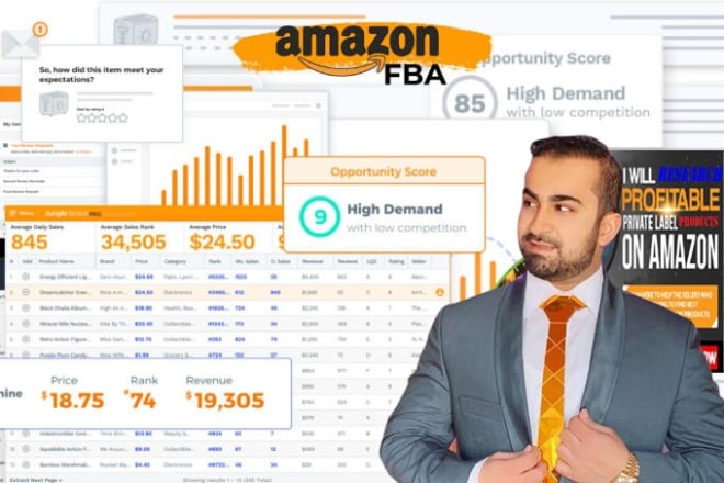 I will do amazon fba product research and profitable product hunting