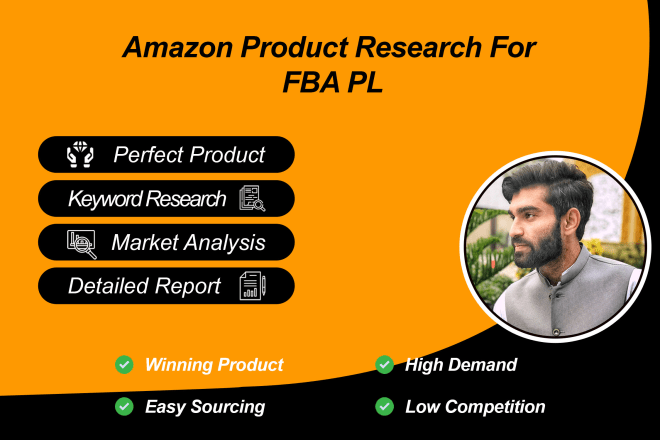 I will do amazon product research and product hunting for pl fba