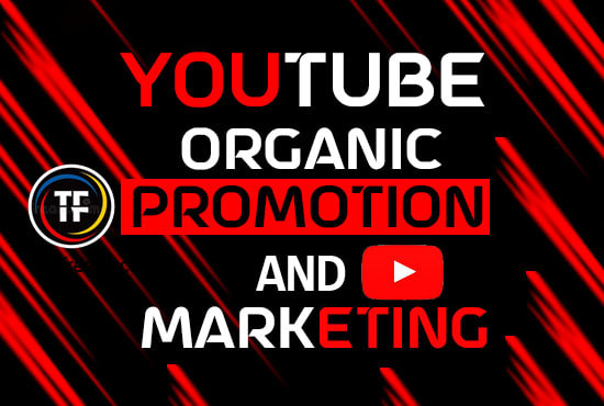 I will do best organic promotion of your youtube channel video