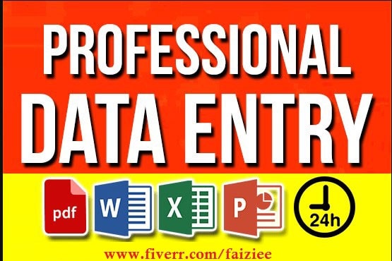 I will do big data entry data scraping in microsoft excel