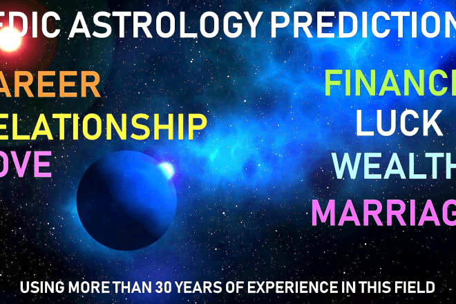 I will do career finance relationship vedic astrology predictions