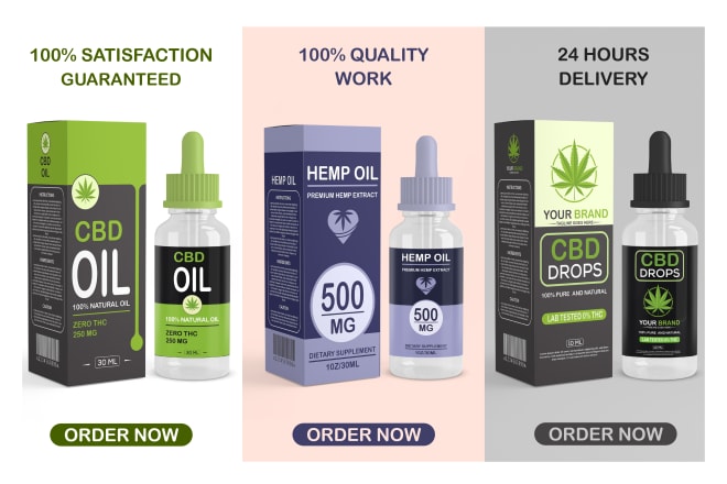 I will do cbd lebel design, hemp lebel design or cbd, hemp product packaging