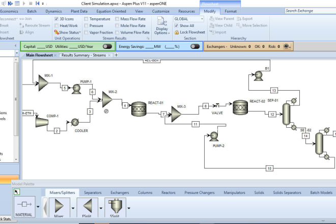 I will do chemical engineering simulations on aspen hysys and plus