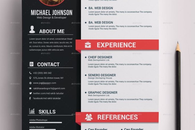 I will do content writing for you and design CV