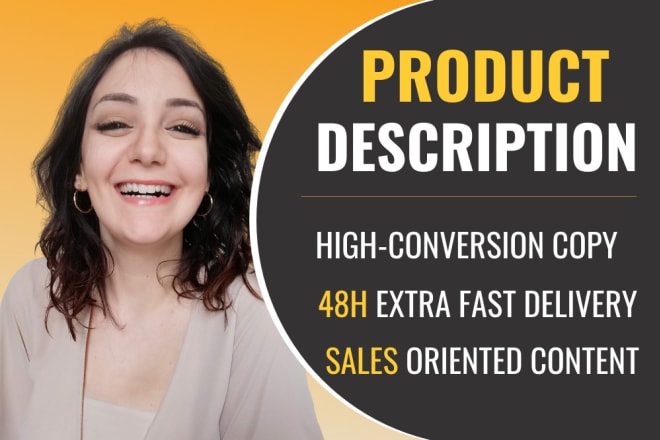 I will do copywriting for product description and amazon listing