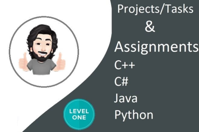 I will do cpp, c sharp, java, html, css, and python programming projects