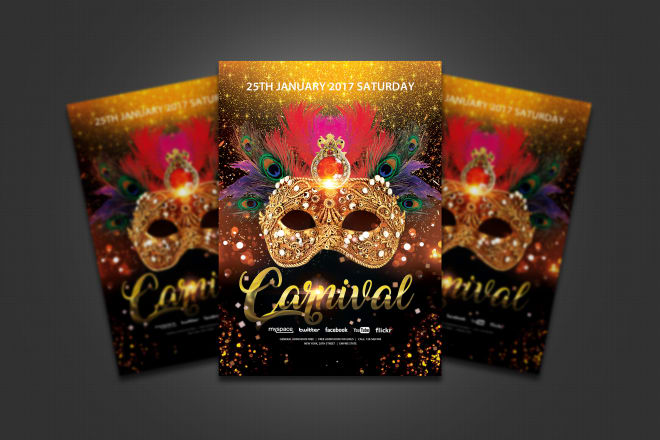 I will do creative party, club and church flyers in 10 hours