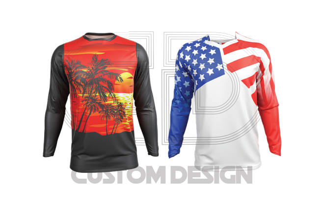 I will do custom jersey design or sublimation jersey