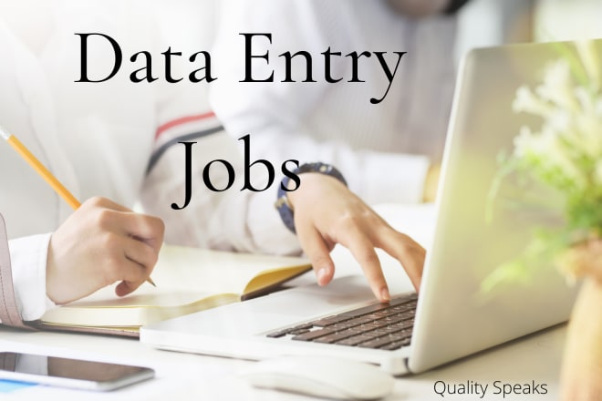 I will do data entry jobs for you