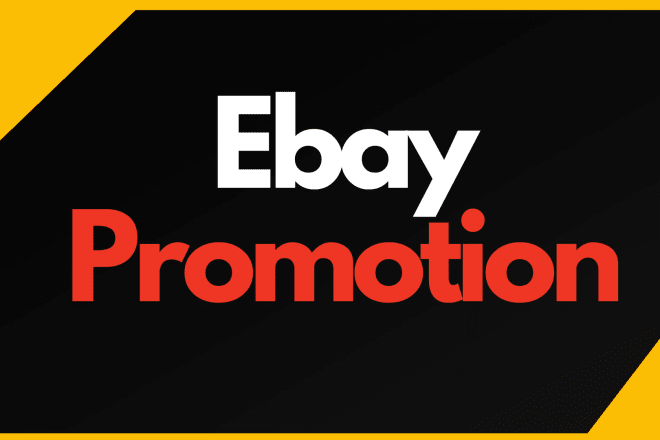I will do ebay promotion for more ebay traffic and ebay store sales