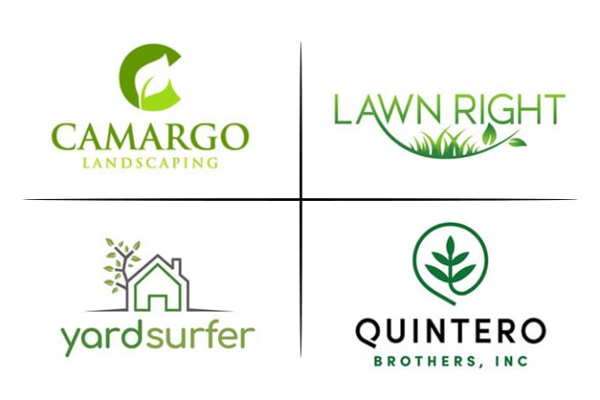 I will do eco friendly landscape and lawn care service logo design